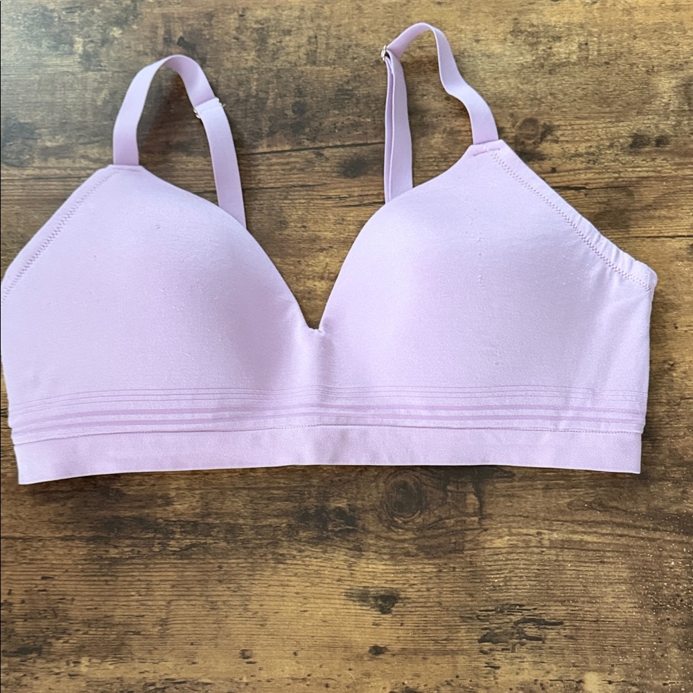 Light Purple Wireless Comfort Bra - Women Intimates - Picture 3 of 8